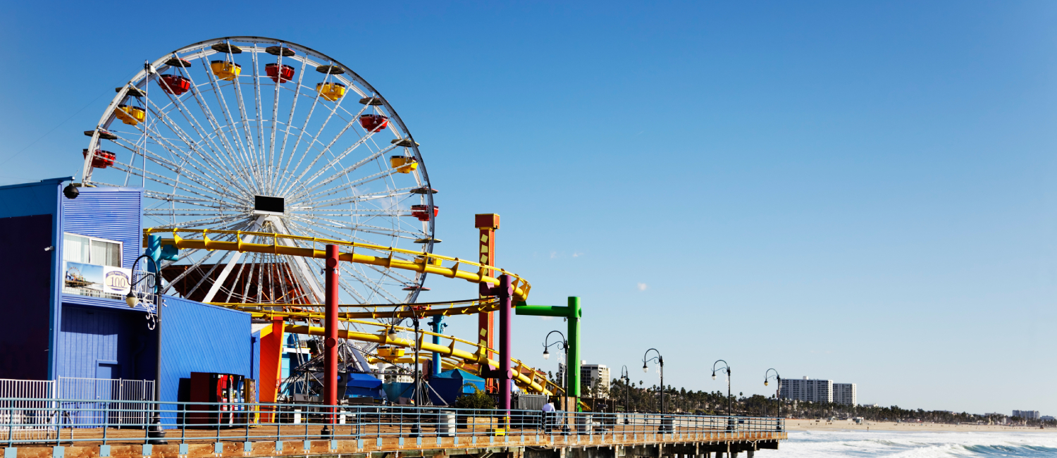 A SHORT DRIVE TO SANTA MONICA AND DOWNTOWN LOS ANGELES
